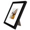 Americanflat Picture Frame with Mat - Photo Frame for Wall Display - Shatter Resistant Glass - Adjustable Hanging Hardware - Includes Easel - Black